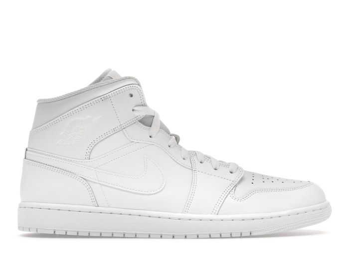 Air Jordan 1 Mid Triple White